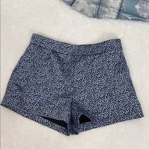 & other stories high rise silky shorts 6 blue